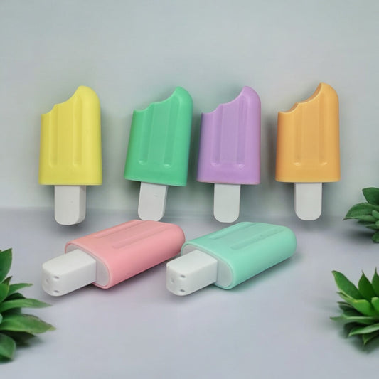 Ice Cream Stick Highlighters - Set of 6 pcs