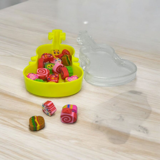 Guitar Case Mini Erasers Set