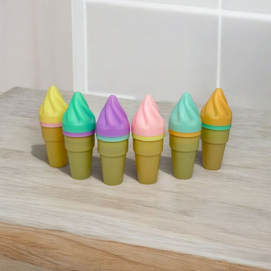 Ice Cream Cone Highlighter - Set of 6 pcs