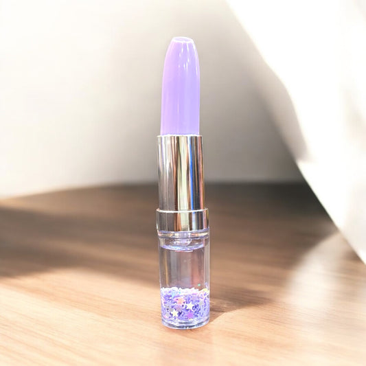 Lipstick Themed Blue Gel Pen