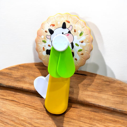 Biscuit Shaped Handheld Fan